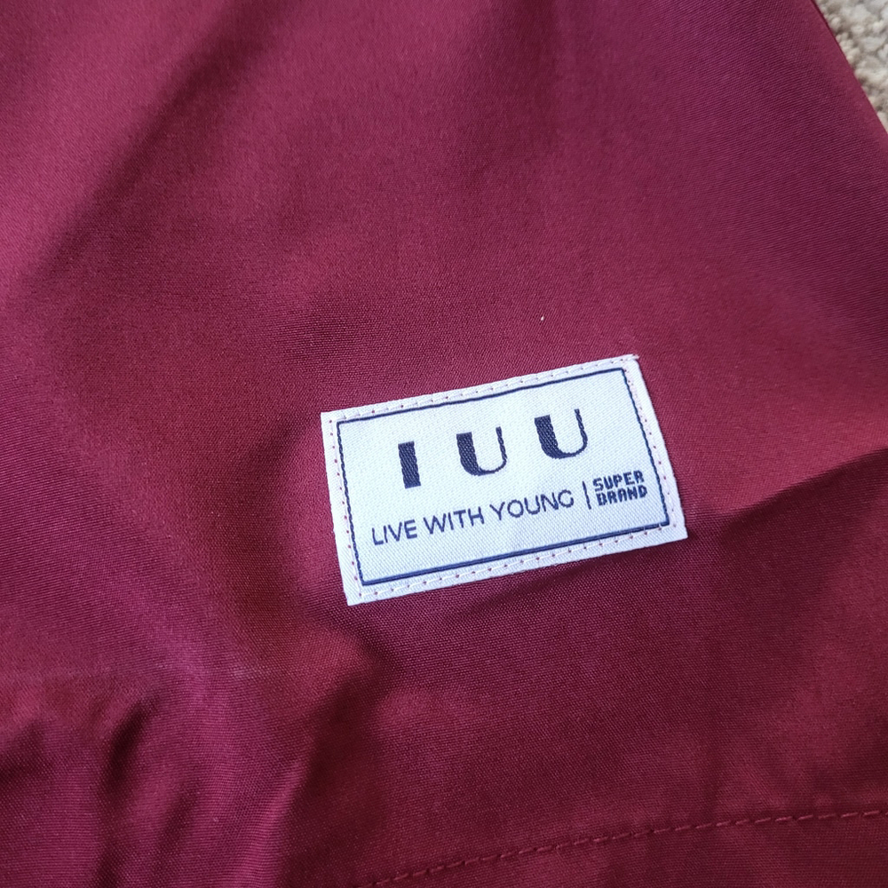 Men’s IUU Swim Trunks with Compression Liner – Burgundy – Size XL – NWT - Picture 8 of 10